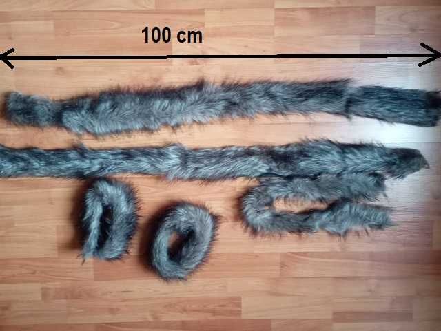 Bucati de blanita ecologica gri