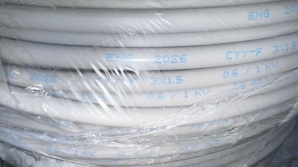 Cablu electric cyyf 3x1,5. 3x2,5 mm