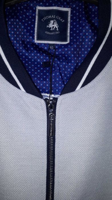 куртка-бомбер THOMAS GRAF, для плотного типа фигуры.