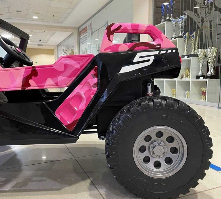 UTV electric pt 4 copii, Kinderauto BJX1928 24V 14Ah , 500W PINK CAMO