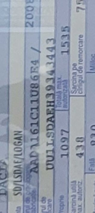 Dacia Logan de vanzare ,nu are aer conditionat si nici servo frane