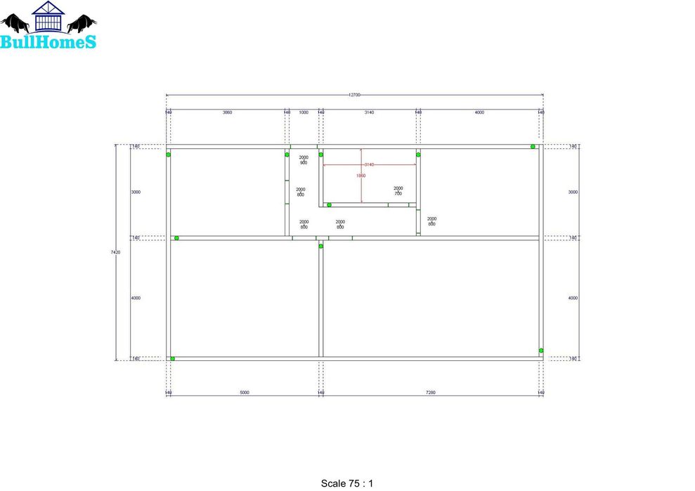 Къща,Бунгало,Преместваема къща,Сглобяеми къщи,Модулни,Жилищни-94м²