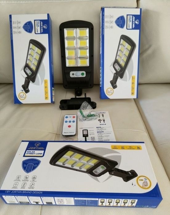 2buc Lampa LED exterior Lampa Solară 400w cu telecomanda și senzor