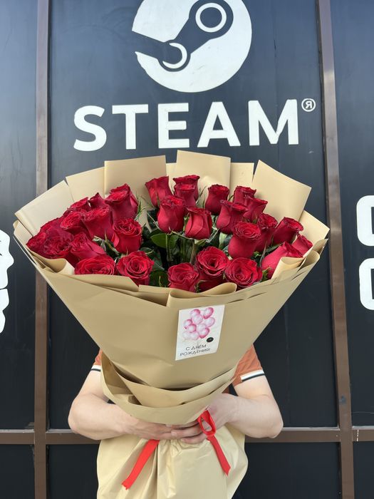 Розы 100см 480тг