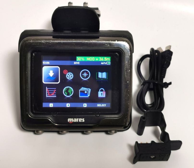 Computer scufundări Mares Icon HD black scuba diving ceas