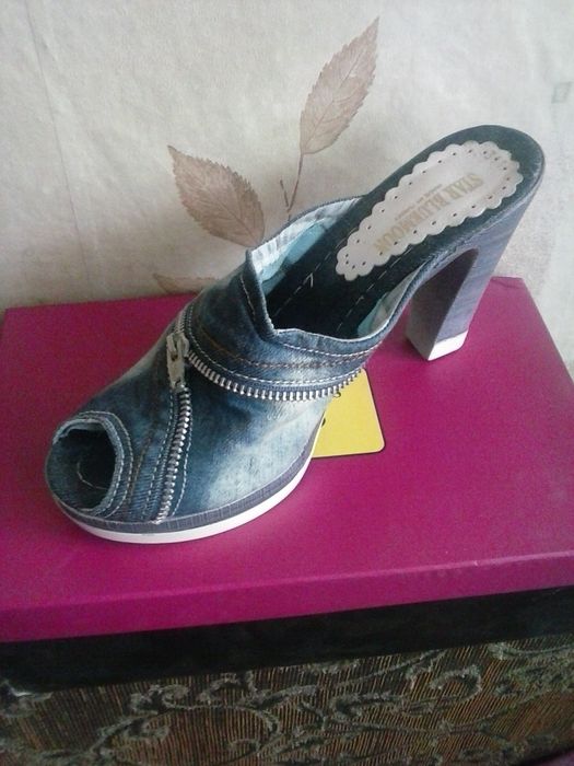 Новые джинсовые сабо