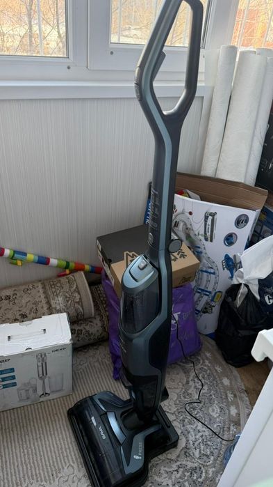 Электрическая швабра+пылесос VAVG DS216788 серый