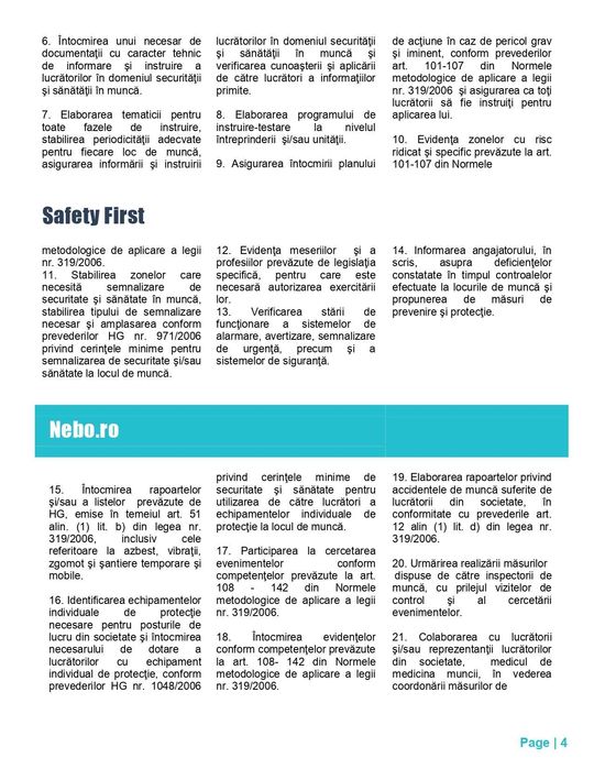 Servicii SSM & SU Profesionale