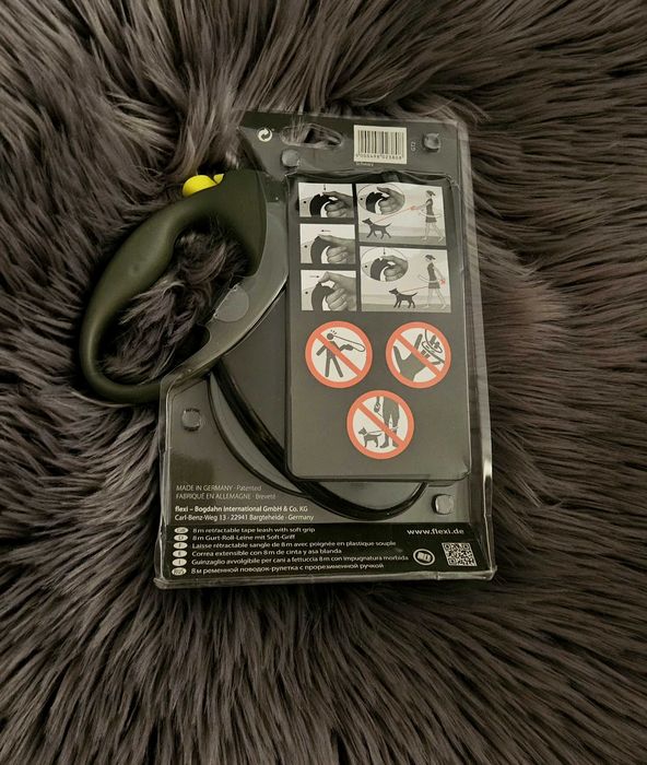 Автоматичен повод за кучета Flexi Giant black/neon