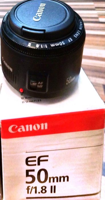 Obiectiv  Canon  50mm f/1.8 ||