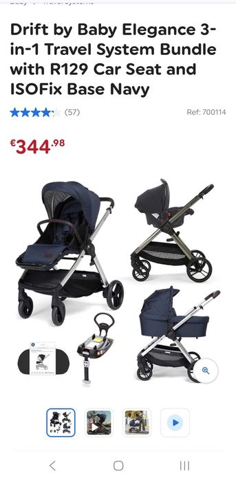 Бебешка количка 3 в 1 Baby Elegance Drift