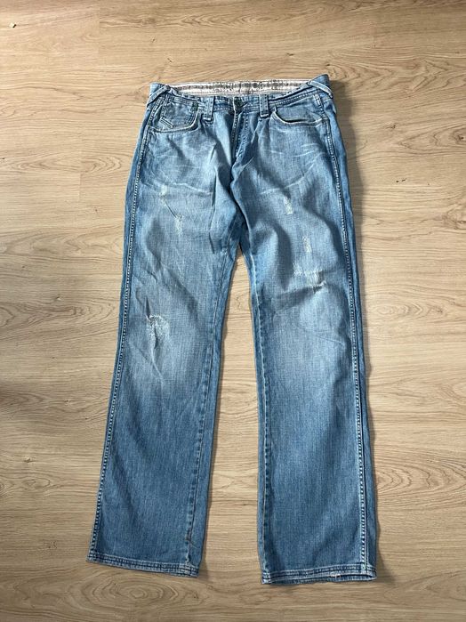 Blugi stil ed hardy affliction vintage baggy y2k