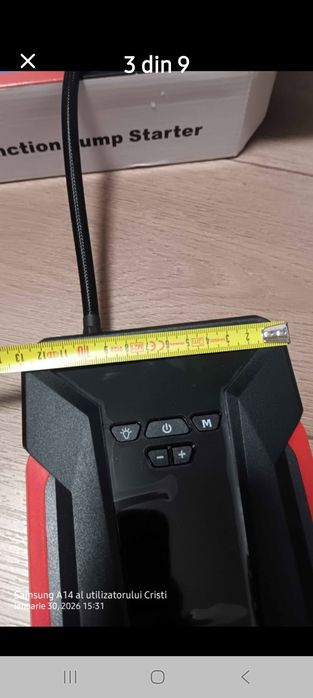 Starter auto 4in1 , starter , compresor, lanterna,  incare telefon