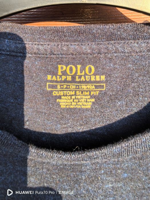 Мъжка тениска размер S размер на Polo