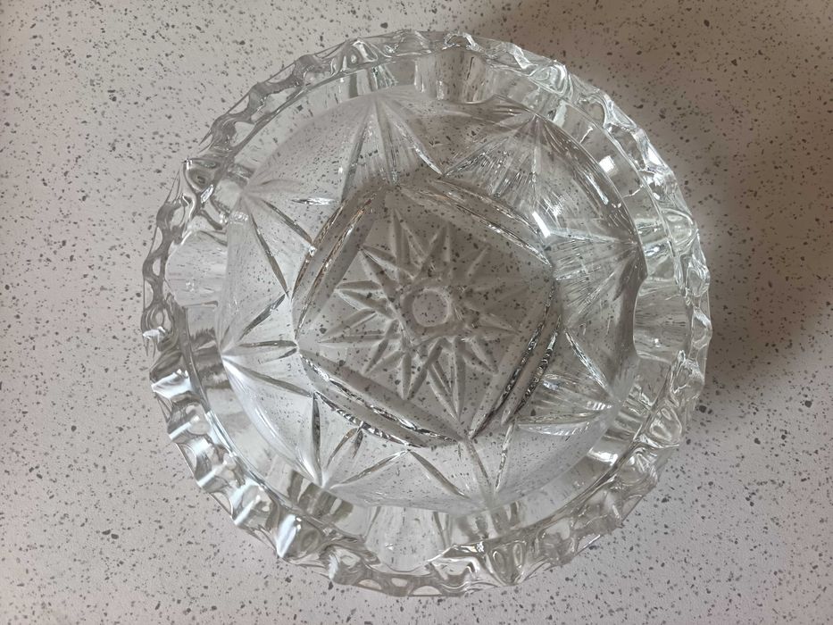 Scrumiera cristal Bohemia, 15, 5 cm