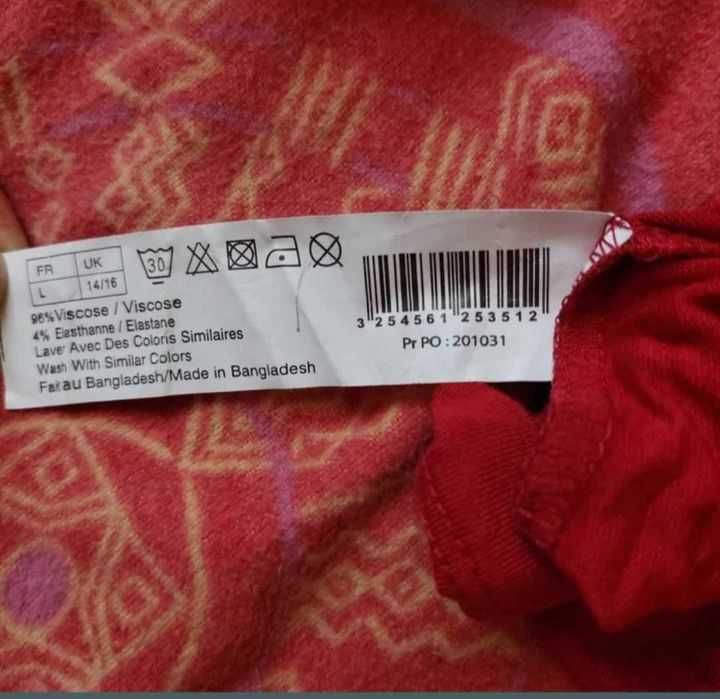 Bluză vâscoză gât înalt M/L