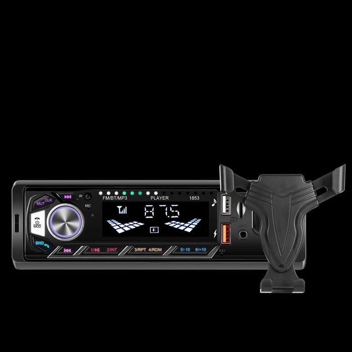 Плеър за автомобил за кола радио блутут AUX флашка 1DIN единичен дин