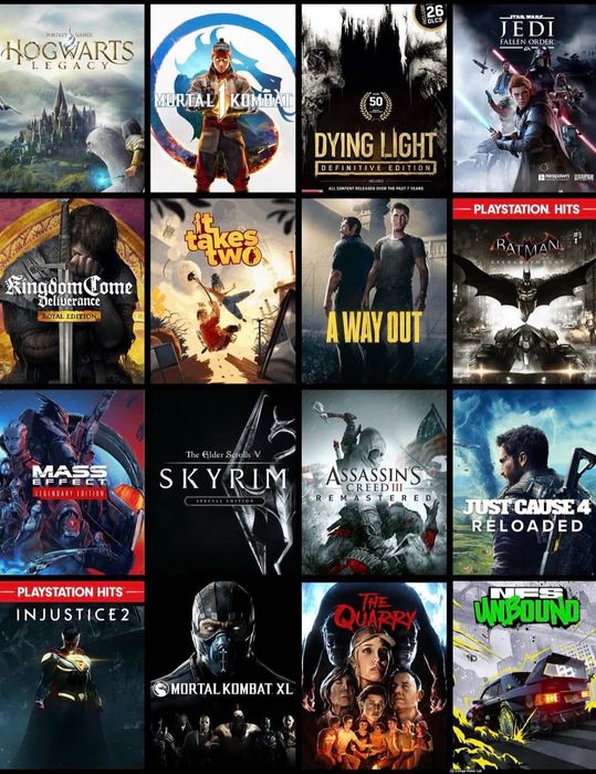 Продаю игры за полцены для пс 4/5