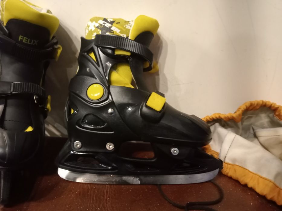 Коньки раздвижные 33/36 новые