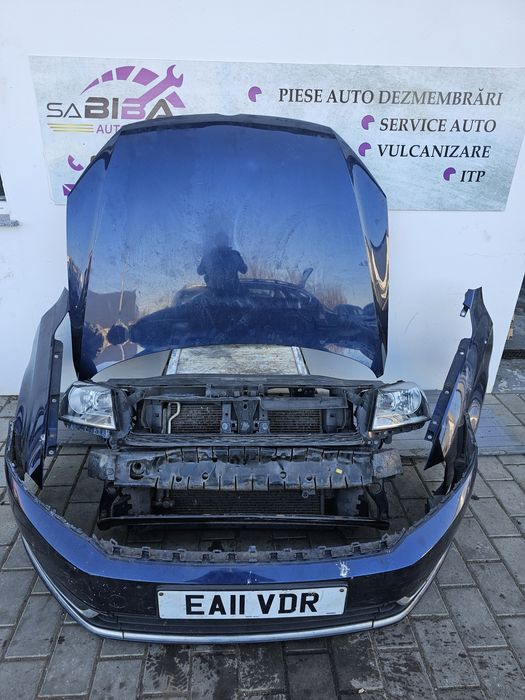 Volkswagen Passat b7 fata: bara,grila,aripi,capota,trager,faruri