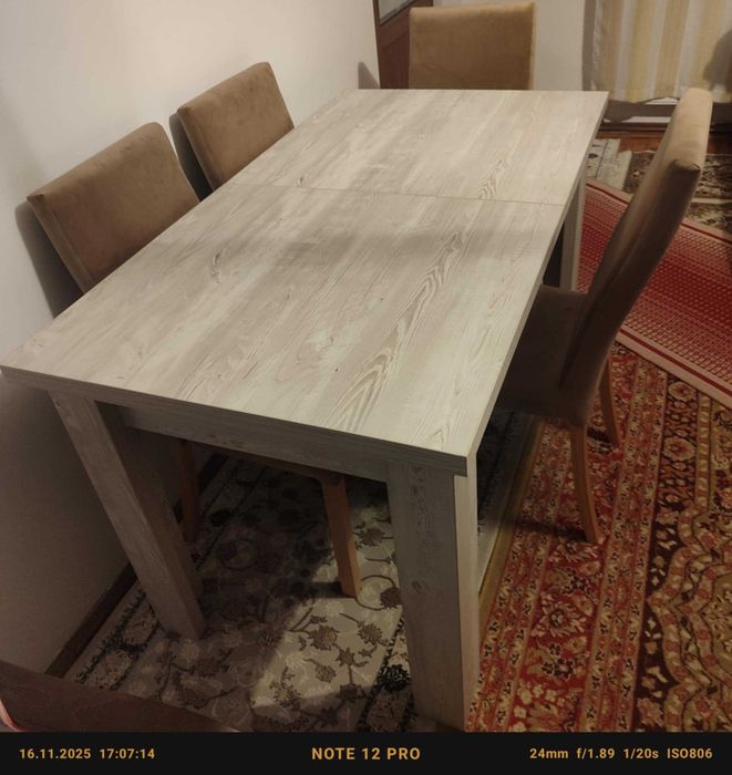 masa extensibila 76x140, extinsa 76x190
