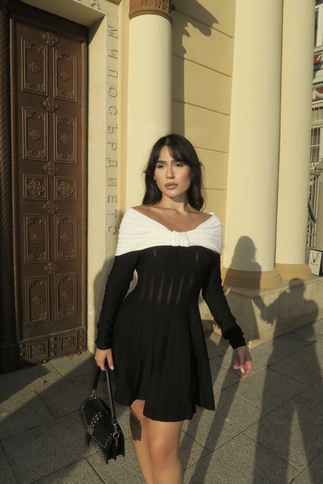 Коктейлна рокля Mirella Off-Shoulder