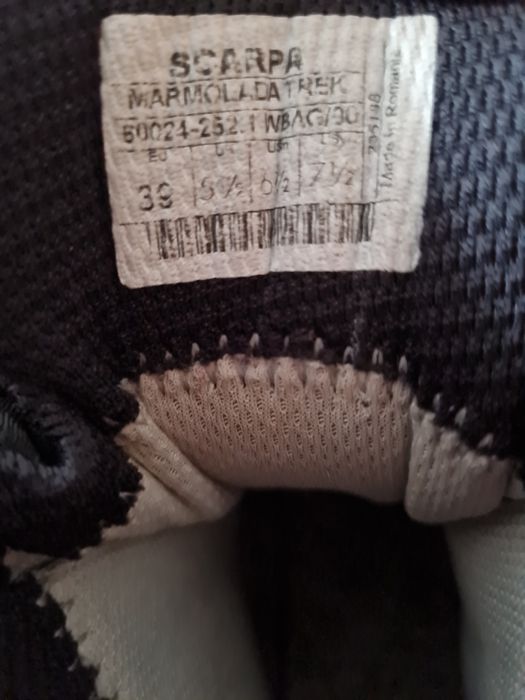 Ghete Scarpa Marmolada trek 39