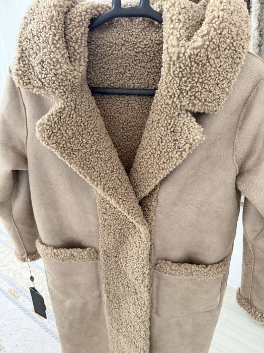 Тедди шуба двухсторонная