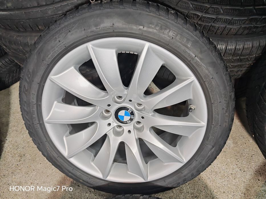 Jante originale BMW seria 5 F10-F11 245 45R18 iarna Pirelli 2022