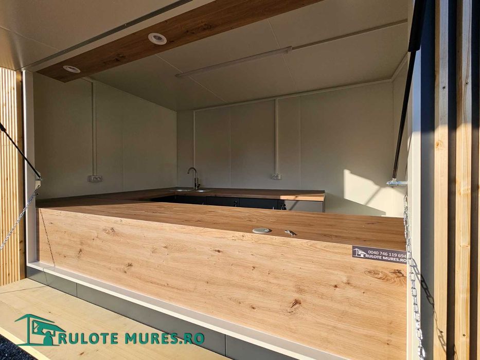 Rulota comerciala 3m, Patiserie, BAR , CAFENEA pe roti, FAST FOOD !!!