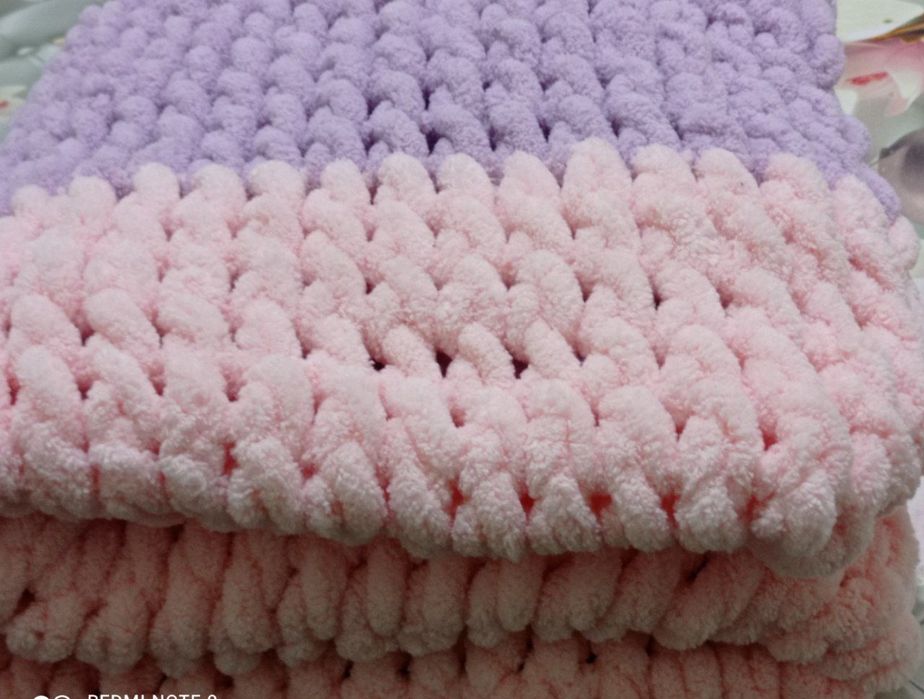 Плед Ализе пуффи, мягкое одеяло, цену договориться можно