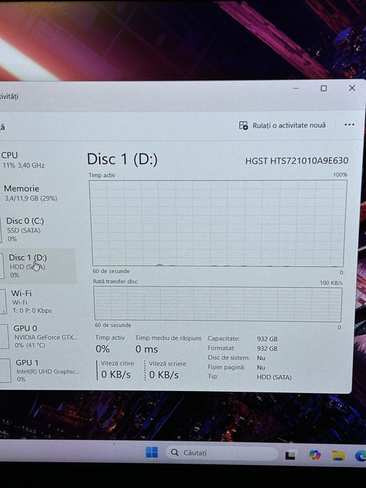 Laptop Gaming GTX 1050 TI 4gb display 4k 144hz