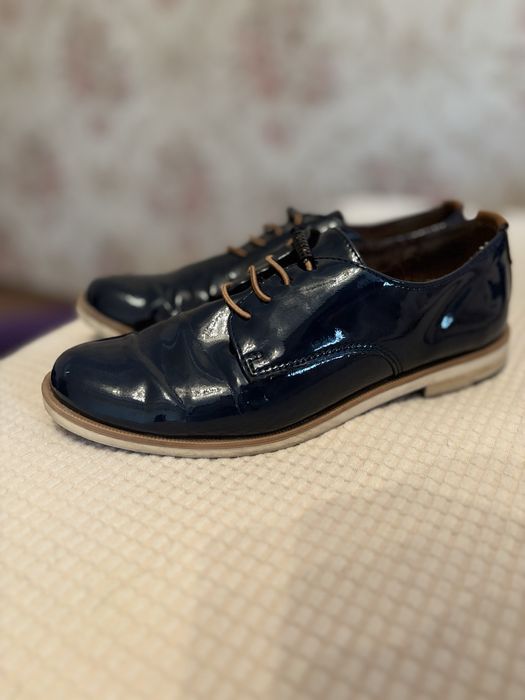 Туфли (лоферы) лакированные