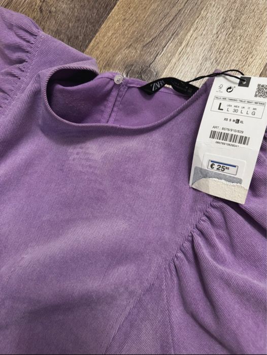 Bluza maneca bufanta Zara