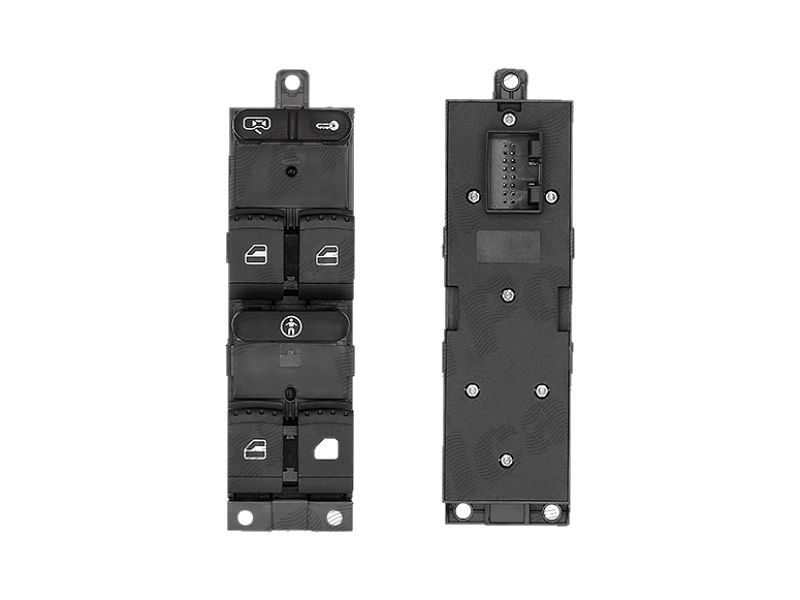 Buton , comutator macara usa VW Golf 4 1997-2003; Bora 1998-2005; Passat (B5), 1997-2005; Seat Leon (1m1), 11.1999-05.2005; Toledo (1m2), 04.1999-09.2004, usa fata, Stanga, buton inchidere centralizata; 4