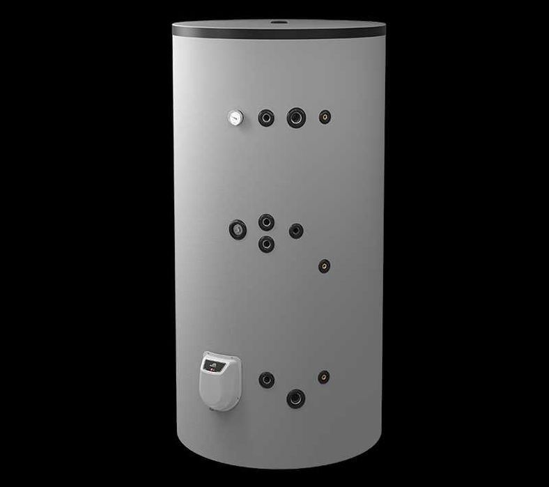 Boiler solar cu 2 serpentine si rez electrica ELDOM - 1000 litri 12 kW