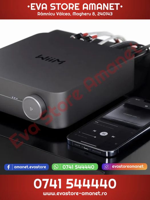 Amplificator Audio WiiM Amp multi-room streaming amplifier