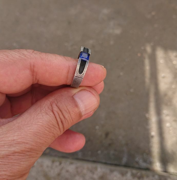 Inel argint Substance Zone