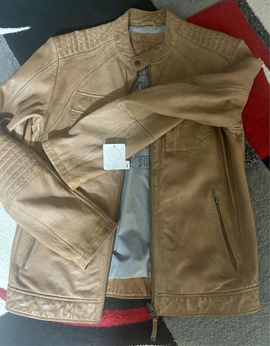 Geaca piele naturală