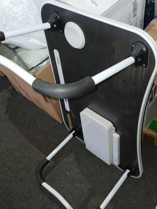 Masuta pliabila pentru laptop, 40x60 cm, aspect lemn negru