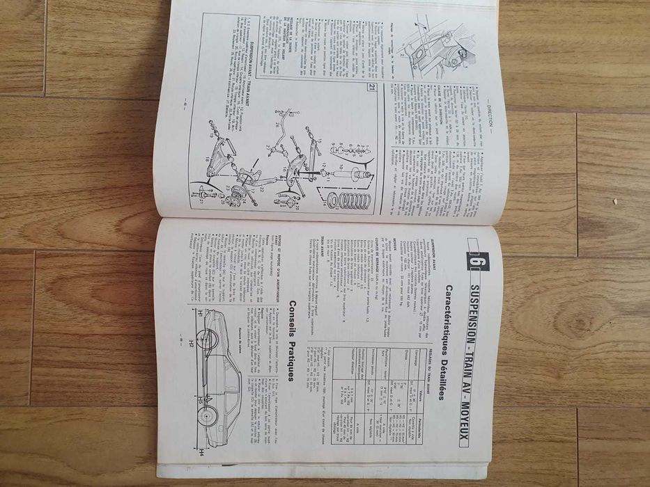 Manual de  intretinere si reparatie Renault Fuego TL/GTL