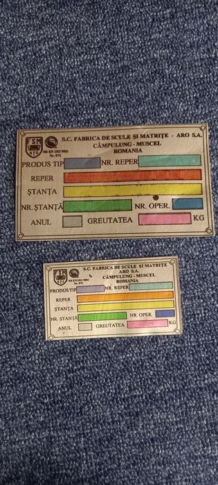 Placute colectie Aro Câmpulung Muscel