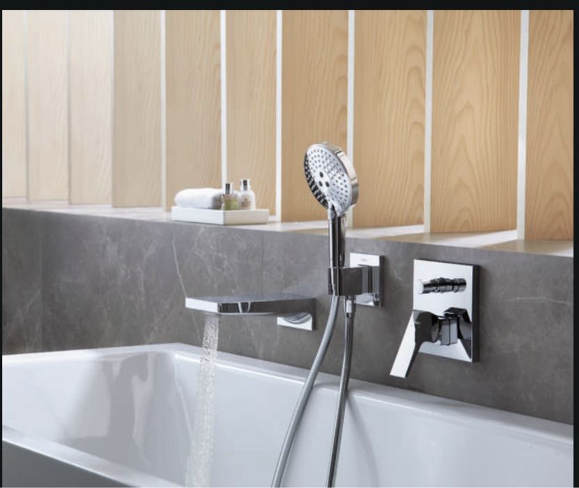 Baterie incastrata dus sau cada Hansgrohe Metropol
