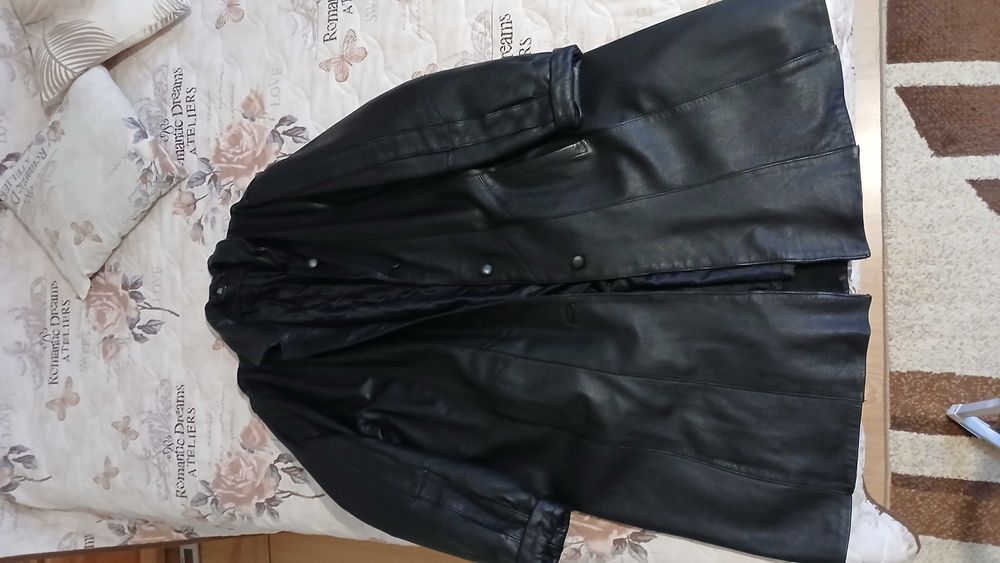 Дамско кожено палто