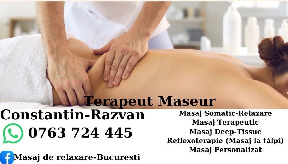 Masaj de relaxare /terapeutic/personalizat București Ilfov