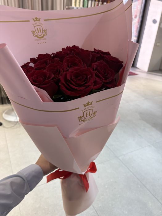 Букет из 15 красных роз