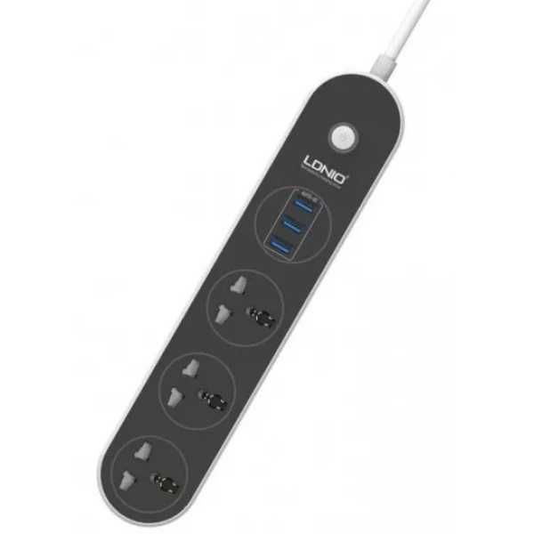 Пилот удлинитель с кнопкой Ldnio SC3301, удлинитель