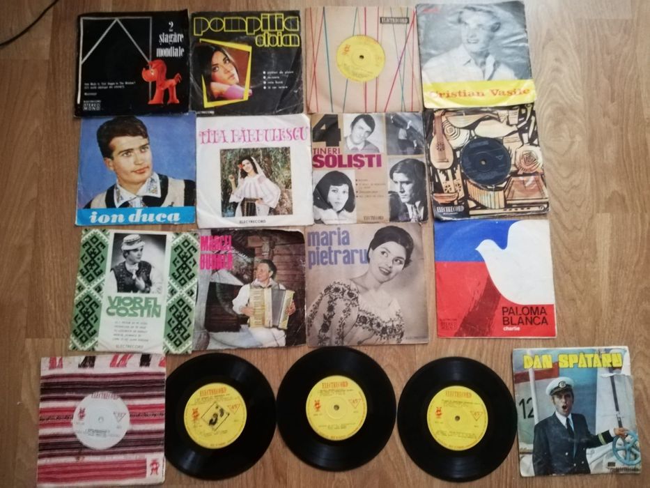 Lot discuri vinyl cu muzica veche pick-up preț 90 lei