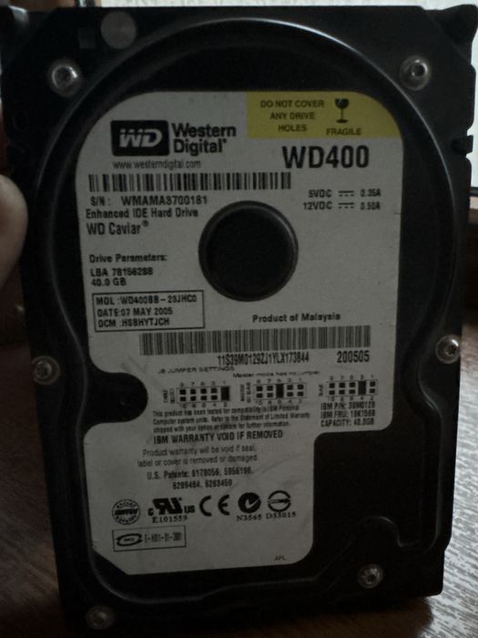 жесткий диск HDD