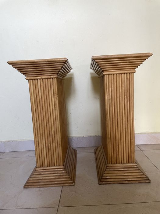 Ратанови пиедестали в стил Gabriela Crespi , Италия